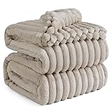 Bedsure Fleece Bed Blankets Full Size - GentleSoft