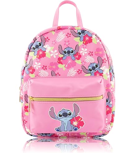disney lilo & stitch women's mini backpack purple for Kids & Adults | 10