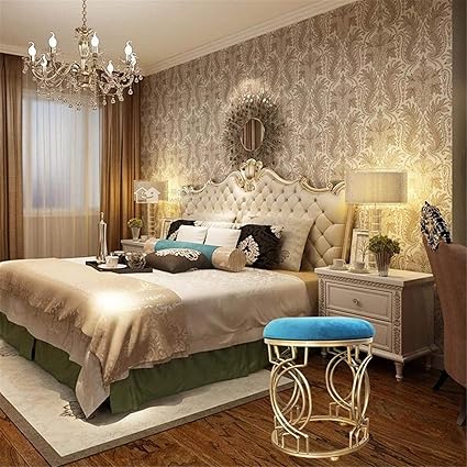 Taburete de tocador Vintage Taburete de Hierro Moderno Minimalista