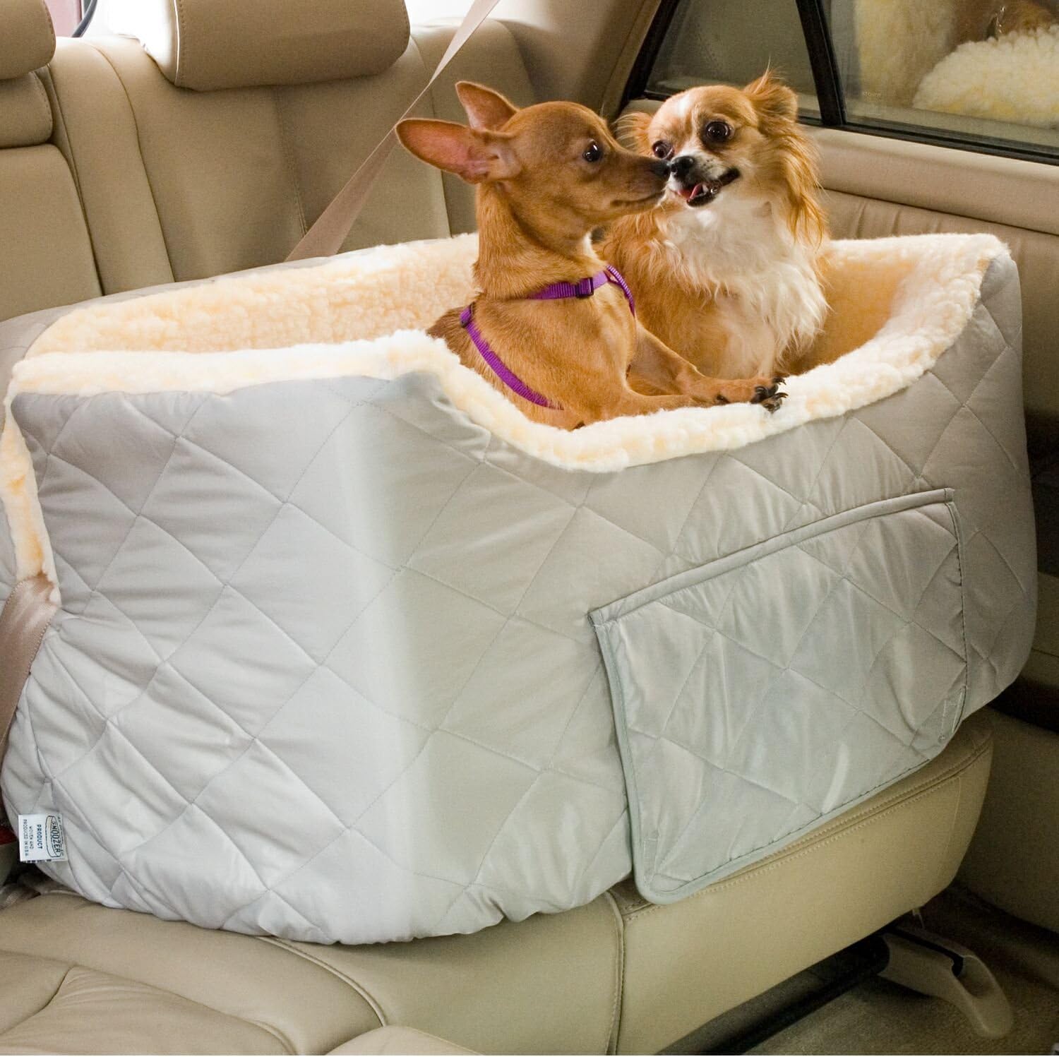 Best grey dog booster seat