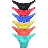 iKingsky Men's Cheeky Underwear Mens Pouch Bikini Panties Sexy Branzilian Back Briefs