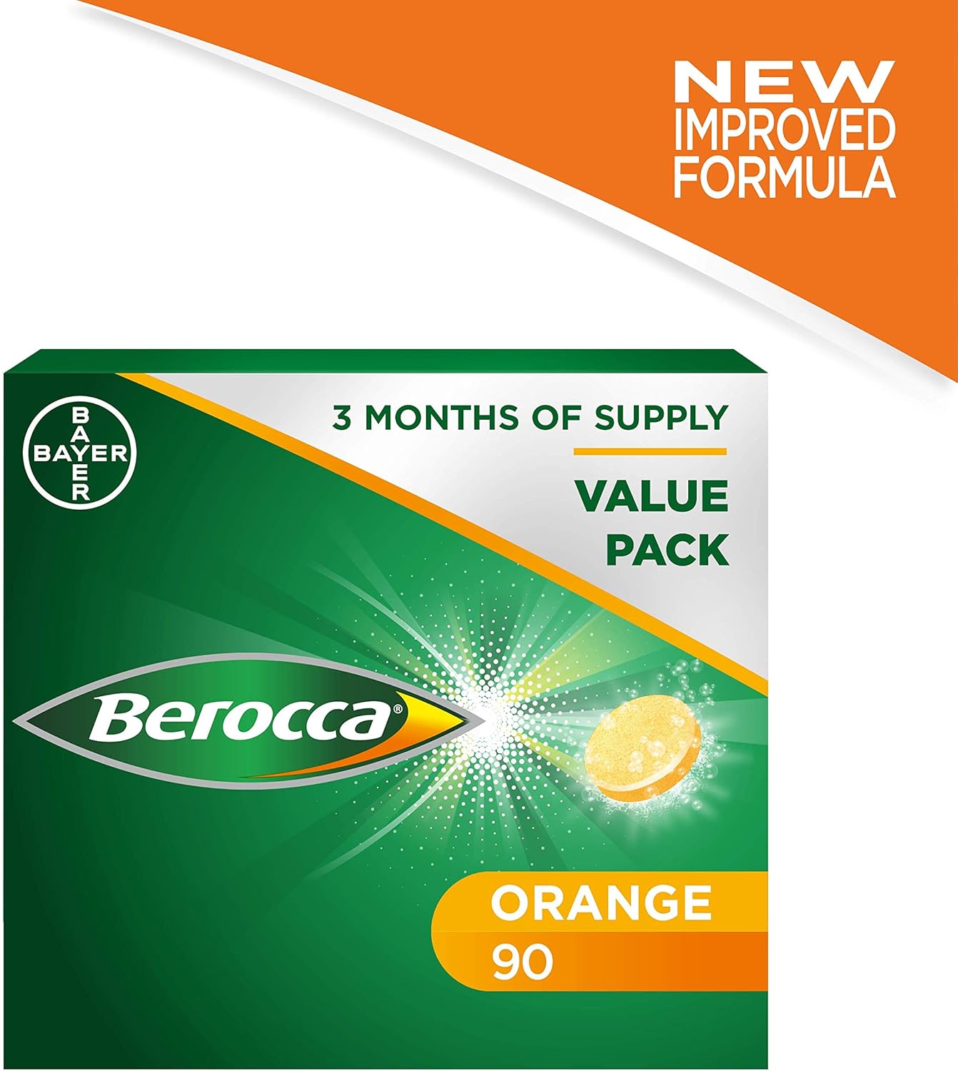 Berocca Orange Flavour 6 X 15 Pack