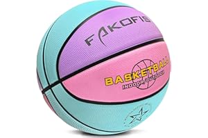 Kids Youth Basketball Size 3/4/5,PU Rubber Basketballs for (Boys & Girls) Play Games Indoor Outdoor Beach & Pool