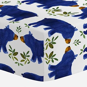 bear crib sheet