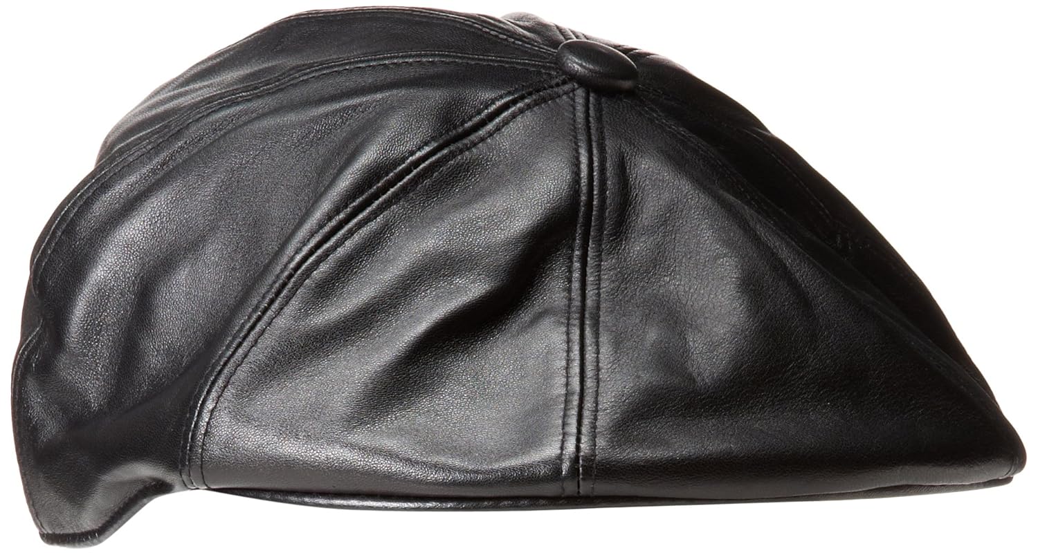 Kangol Leather Galaxy Men's Hat Black Medium Amazon.co.uk Clothing