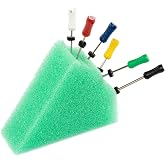 50 Endodontic Green Dental Triangle Sponge Foam Cushion Holders for Endo Files by PlastCare USA