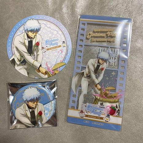 Amazon Co Jp 銀魂 アニメイトカフェ 坂田銀時 コースター しおり 缶バッジ ホビー 通販 Amazon Co Jp 銀魂 アニメイトカフェ 坂田銀時 コースター しおり 缶バッジ ホビー 通販