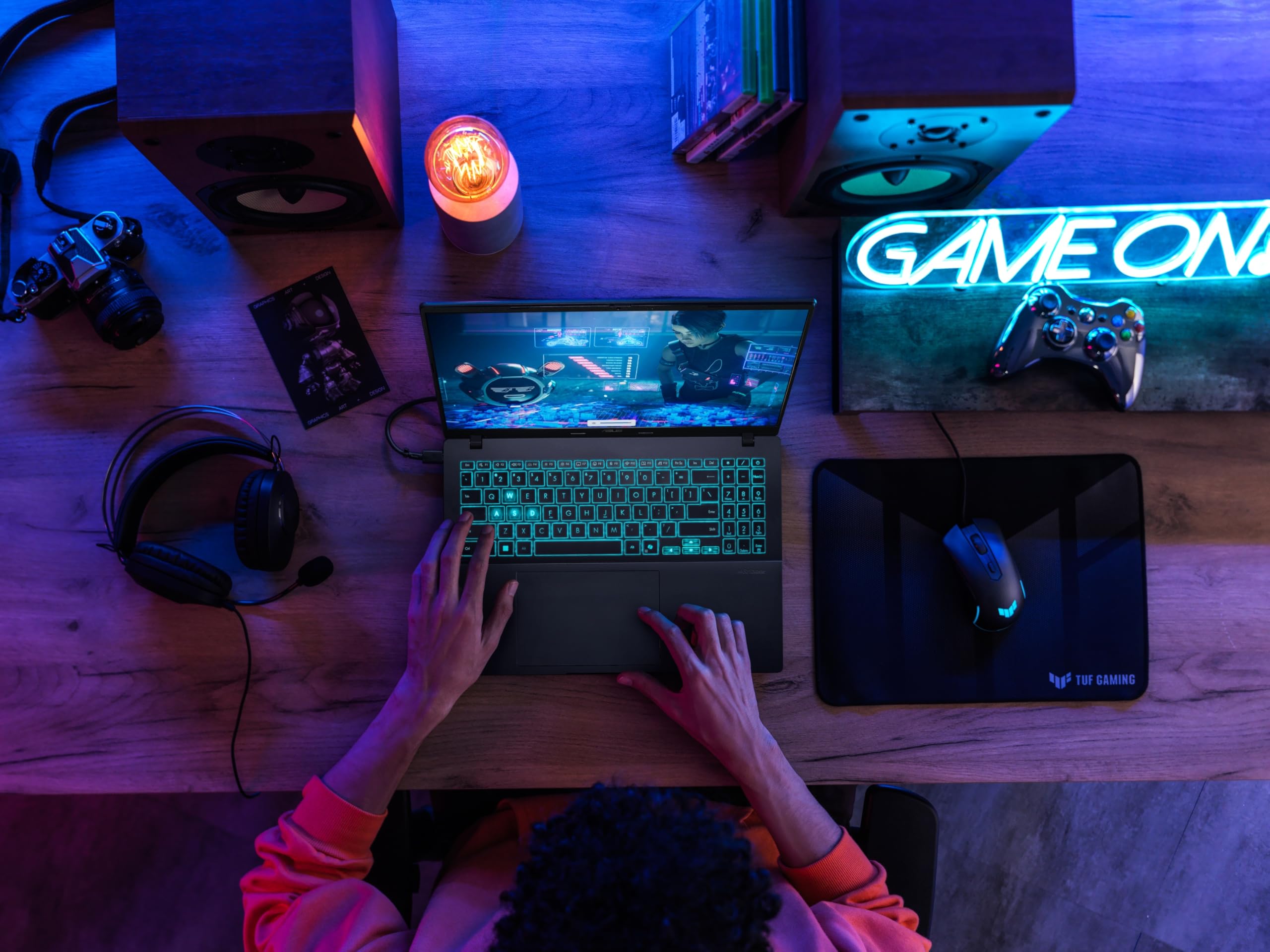 ASUS V16 V3607VM Gaming Laptop | 16" WUXGA 16:10 144Hz IPS Display | Intel Core 7 240H | 16GB RAM | 1TB SSD | NVIDIA RTX 5060 | Win11 Home | QWERTZ | Black | 3Monate GamePass 7