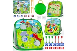 RIEYON Bean Bag Toss Game for Kids, Toddler Toys for Party Games and Outdoor Toss Games, Gift for Birthday or Christmas for Kids Aged 3 4 5 6 7 8 Year Old