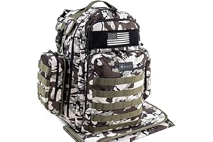 Dinictis Dad Diaper Bag, Mens Diaper Bag Backpack with Diaper Changing Mat,Multifunctional Diaper Changing Backpacks