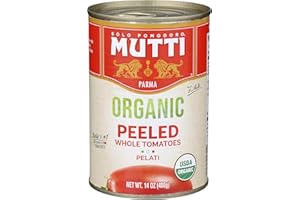 Mutti Organic Whole Peeled Tomatoes 398ml