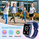 clleylise Kids Smart Watch with 26 Games HD Camera Pedometer 4-16 view 6