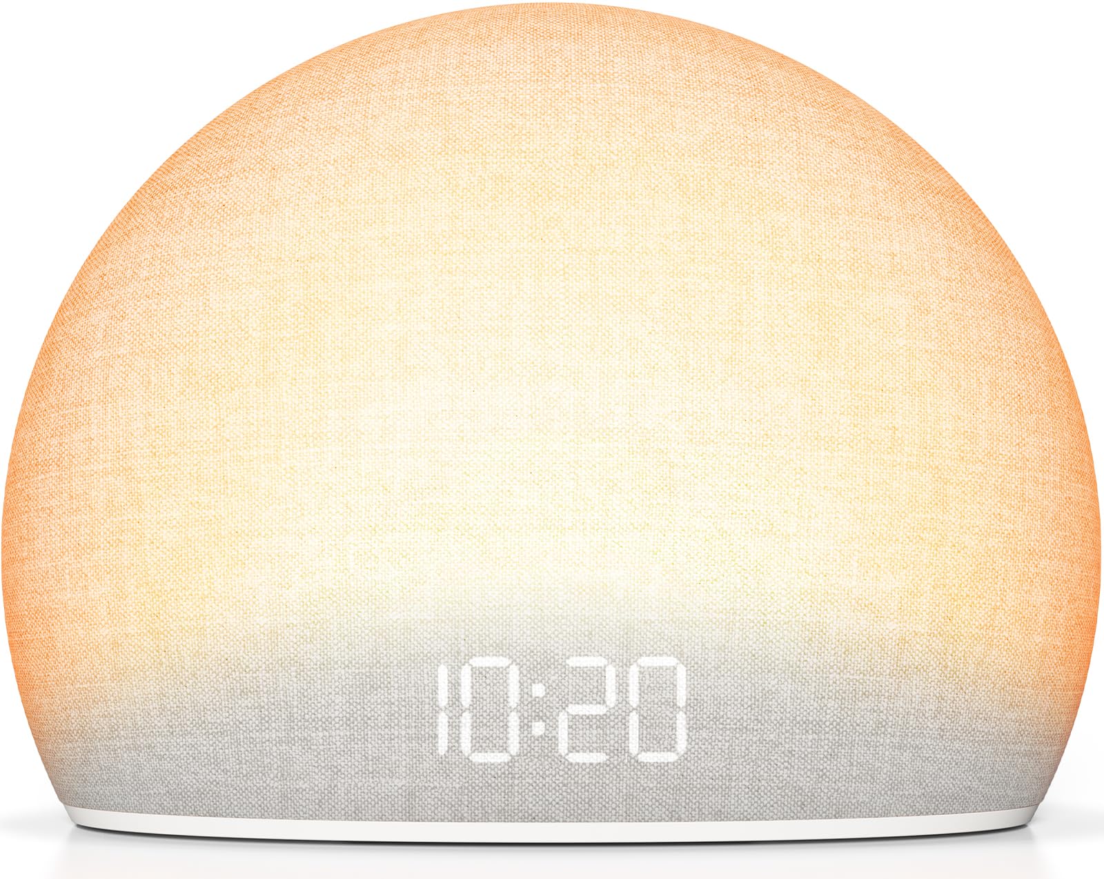 Photo 1 of HOUSBAY Sunrise Alarm Clock, White Noise Sound Machine for Bedroom | Natural Wake-Up Light with Gentle Alarm Sounds, 20 Soothing Sleep Aids, Dimmable Display, Screen-Free Design