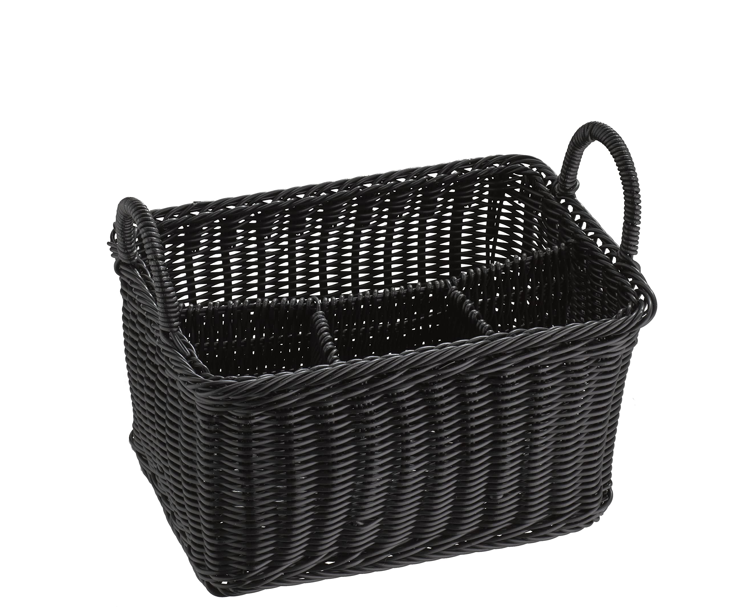 cutlery dispenser ECONOMIC 26 x 18 cm, H: 15 cm Polypropylen, black