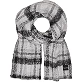 Calvin Klein womens Double Faced Plaid Winter Scarf