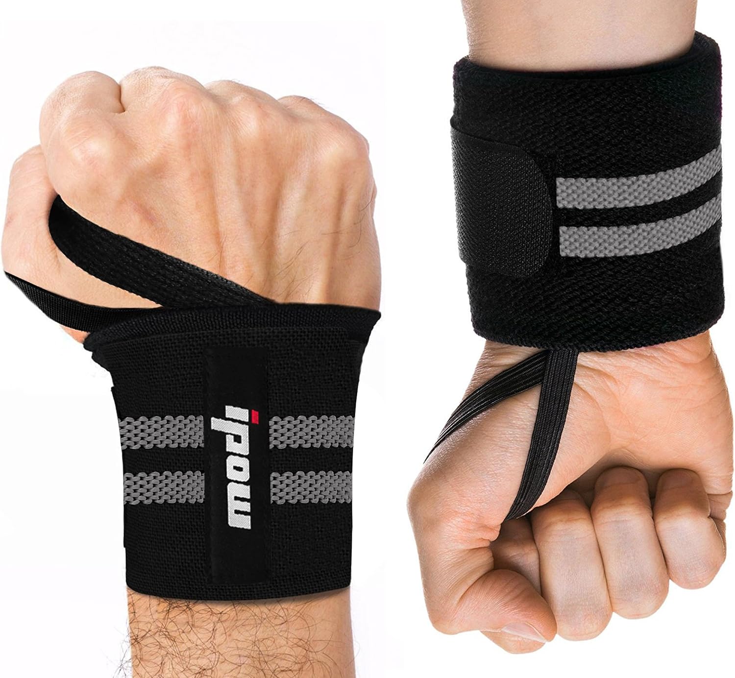 Maxx Pro Boxing Weight Lifting Wrist Wraps - Gym Training Straps For Support, Bodybuilding, Home Or Commercial Use
