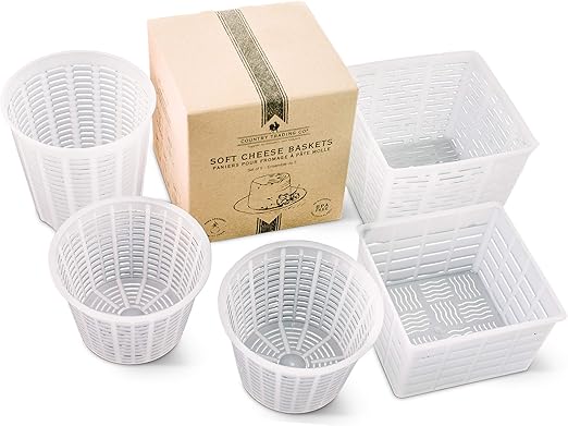 Amazon Com Cheese Maker Molds Set Of 5 For Draining Ricotta