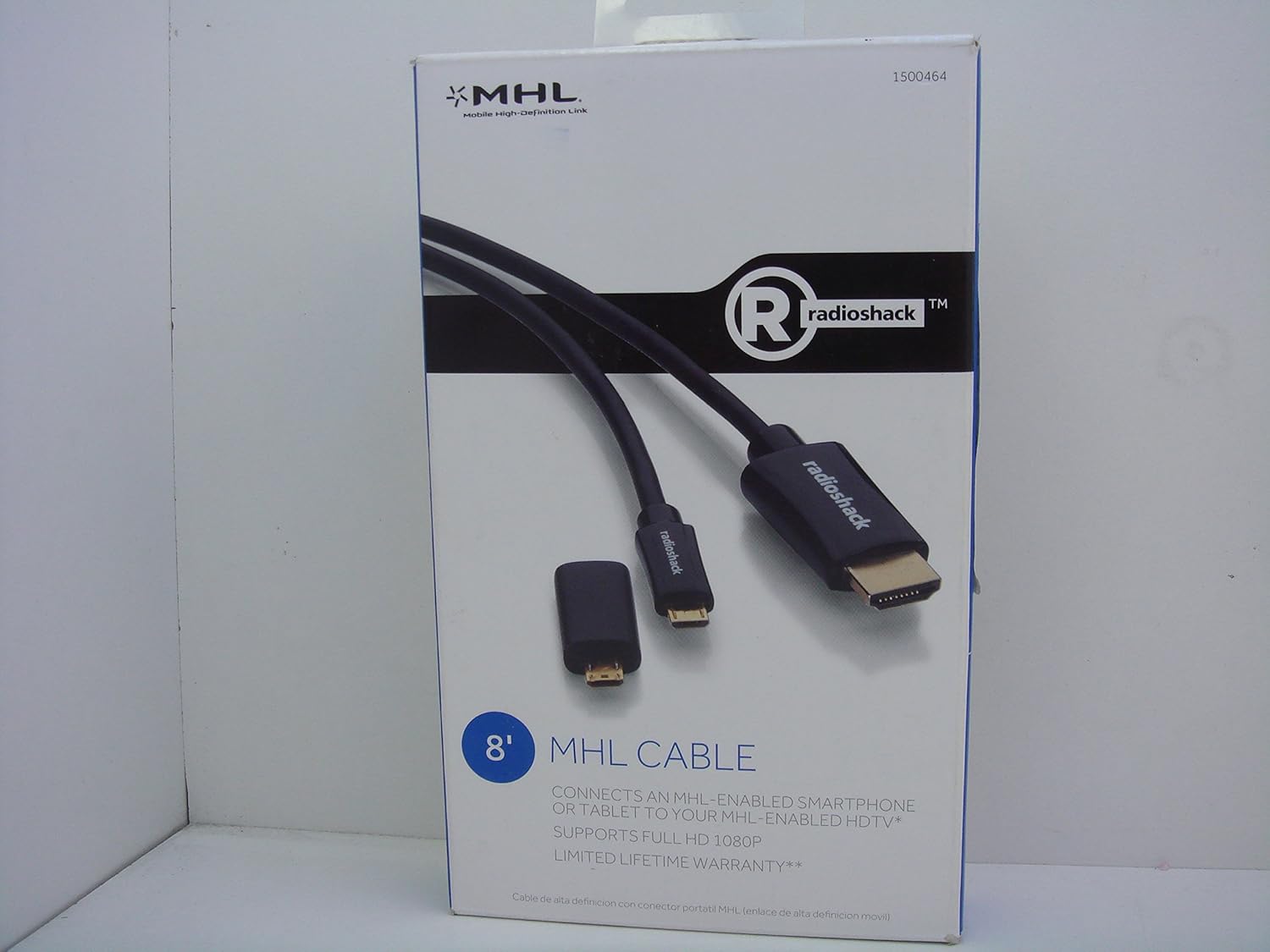 RadioShack 8Ft. Mobile HighDefinition Link (MHL) Cable