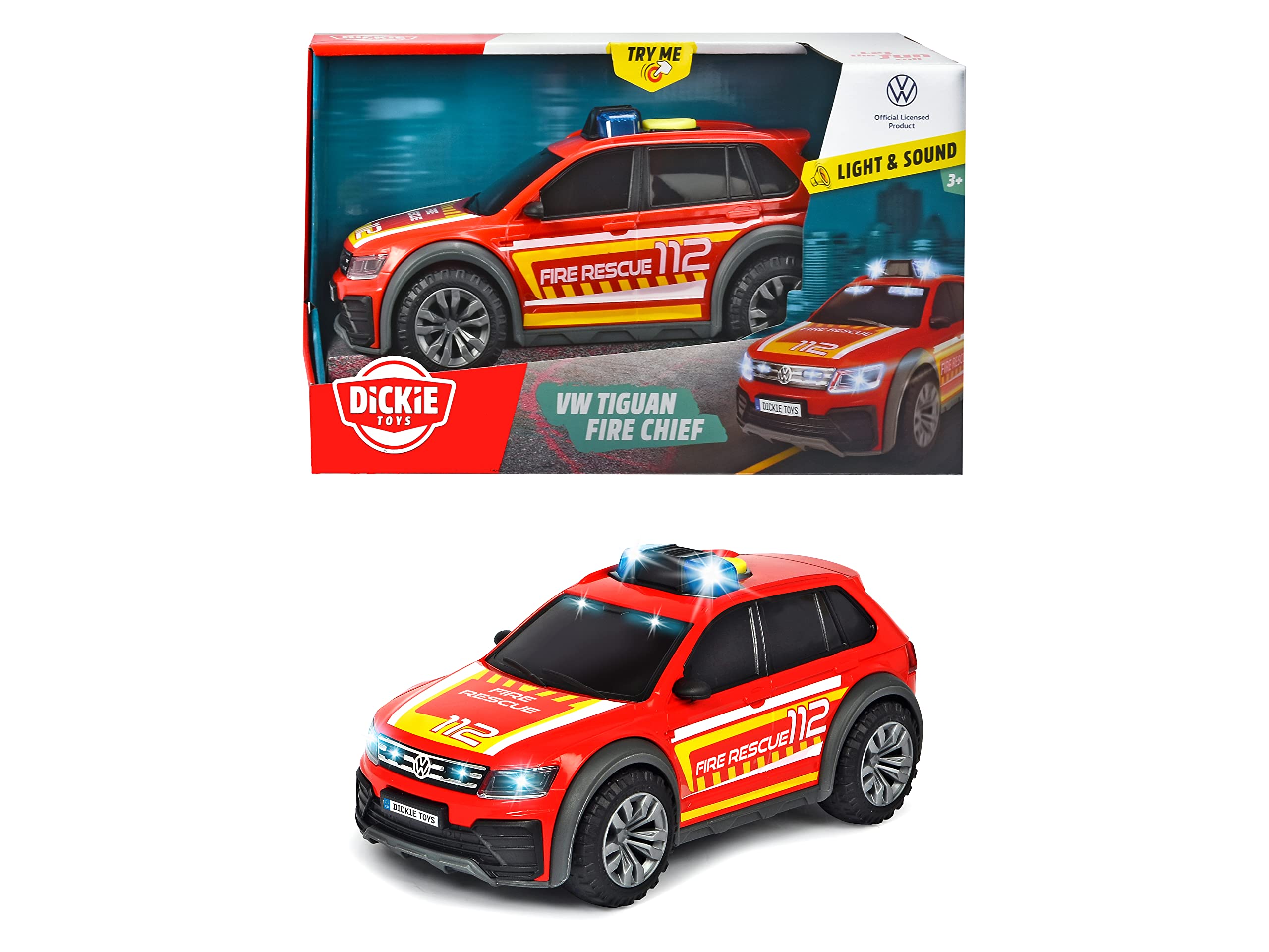 Dickie Toys - SOS VW Tiguan R L Models, 203714016038