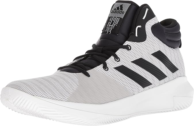 Amazon.com | adidas Men's Pro Elevate 2018 Basketball Shoe, White/Black/Grey, 7.5 M US | Basketball
