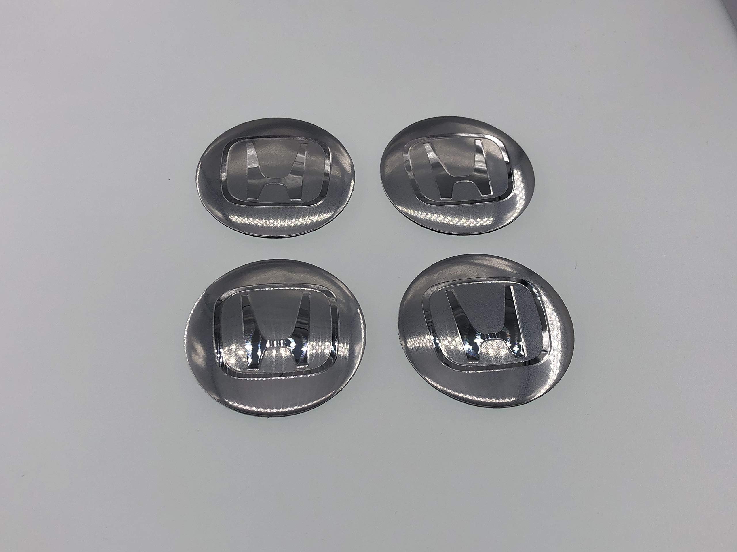 LANPARD 4X 56mm 2.20 inches Wheel Center Hub Cap Stickers 3D Emblems for Honda