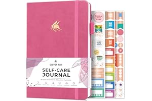 Clever Fox Self-Care Journal – Wellness & Daily Reflection Notebook – Mental Health & Personal Development Journal – Self-Car