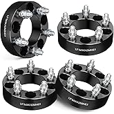 EVIL ENERGY 5x4.5 Wheel Spacers 1.5 inch Compatible with Mustang 1964-1968&1994-2014, 5x114.3 mm 5 Lugs 82.5 mm Hub Bore 1/2x20 Studs Black, Not Hubcentric