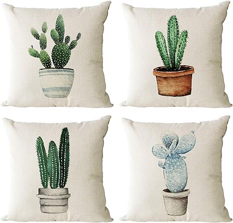 cactus lumbar pillow