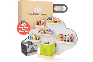 Heldenzimmer - Tonie Shelf Cloud for Tonies and Tonie Box - Tonies Storage for All Your Tonies Accessories