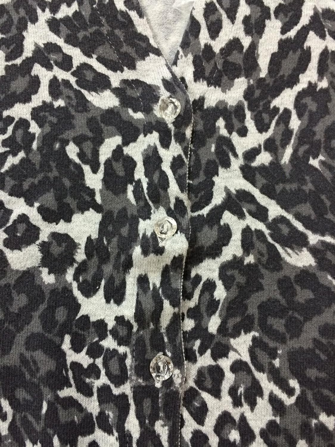 little girl leopard print cardigan