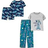 Simple Joys by Carter's Boys' 4-piece Polyester Pajama Set