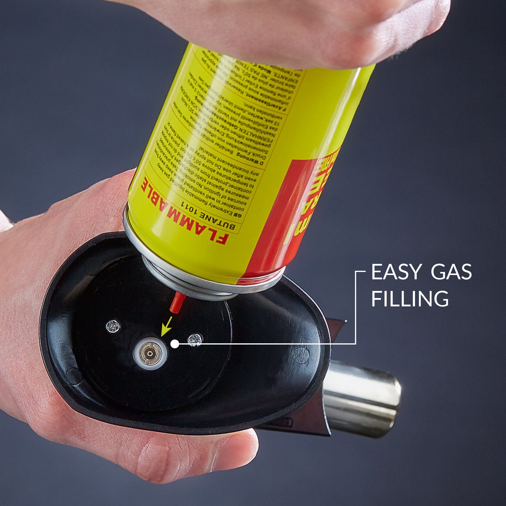 Andrew James Kitchen Blow Torch for Cooking & DIY Instant Ignition