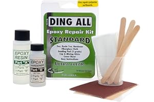 Ding All 3 Oz (84ml) Standard Epoxy Repair Kit for Epoxy and Polyester Surfboards Repairs