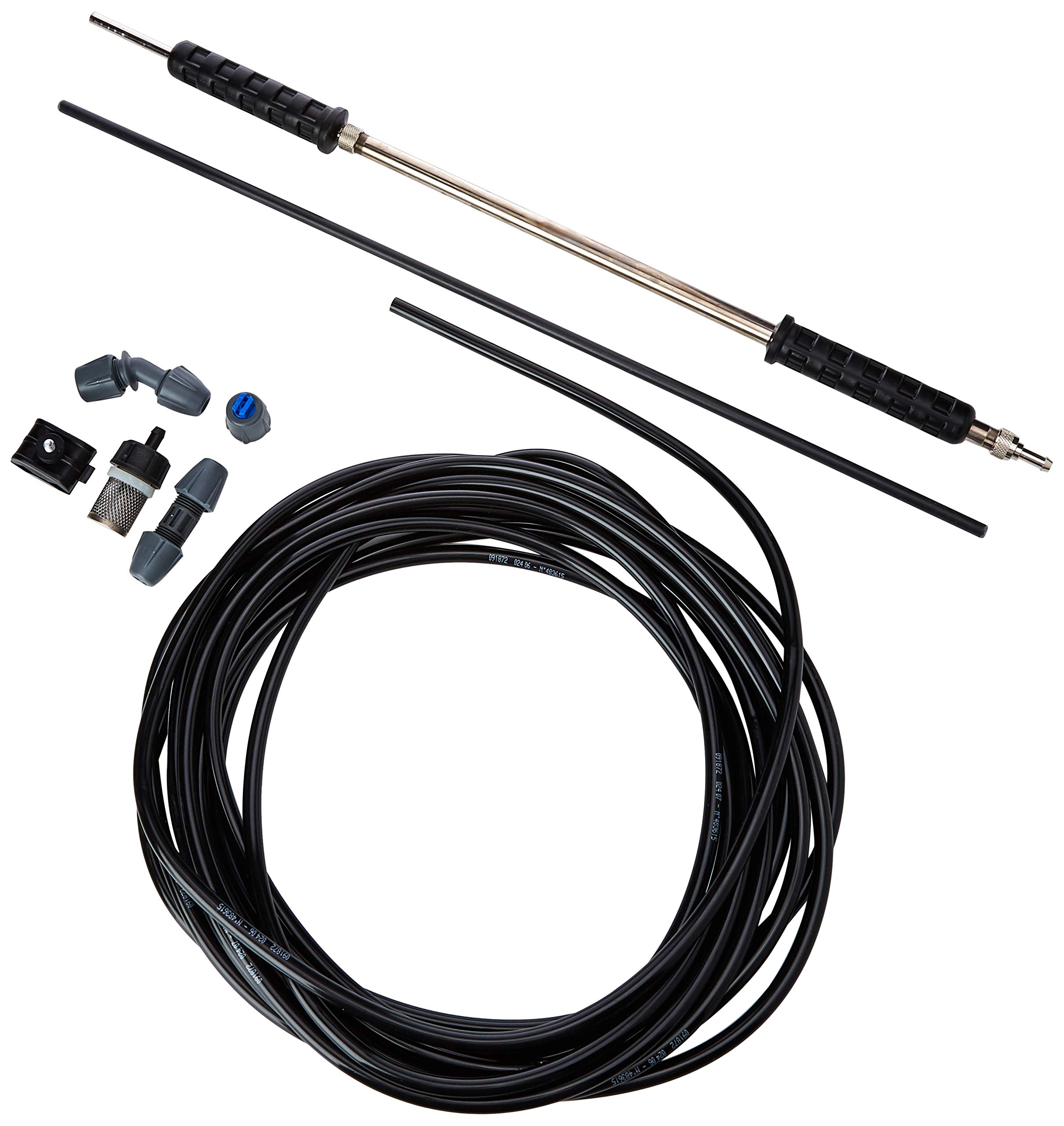 HOZELOCK - Seringa Sprayer : Ideal for Overhead Treatments, 10m Hose, 60cm Nozzle Extender, Use on Cars, Roofs, Trees for Improved Access [4411 0000]