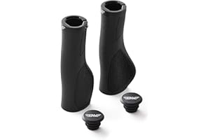 BW USA Ergo-Lock 2.0 Grips – Dual Lock-On MTB Bike Handlebar Grips - Multiple Color Options