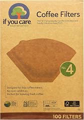If You Care Coffee Filters No. 4 – Unbleached, Chlorine-Free Paper Filters. FSC Certified, Compostable