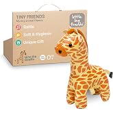 Little Big Friends Tiny Friends | Rattle Toy | Special Stuffed Animal | Easy to Clean | Gina The Giraffe