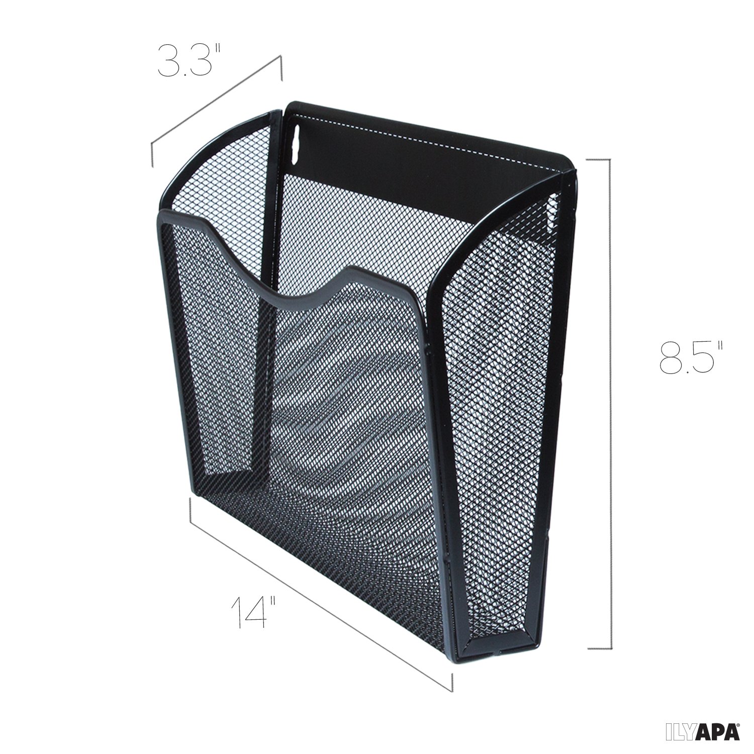 Wall File Folder Set of 3 Wall Mounted Hanging File Folders Perfect