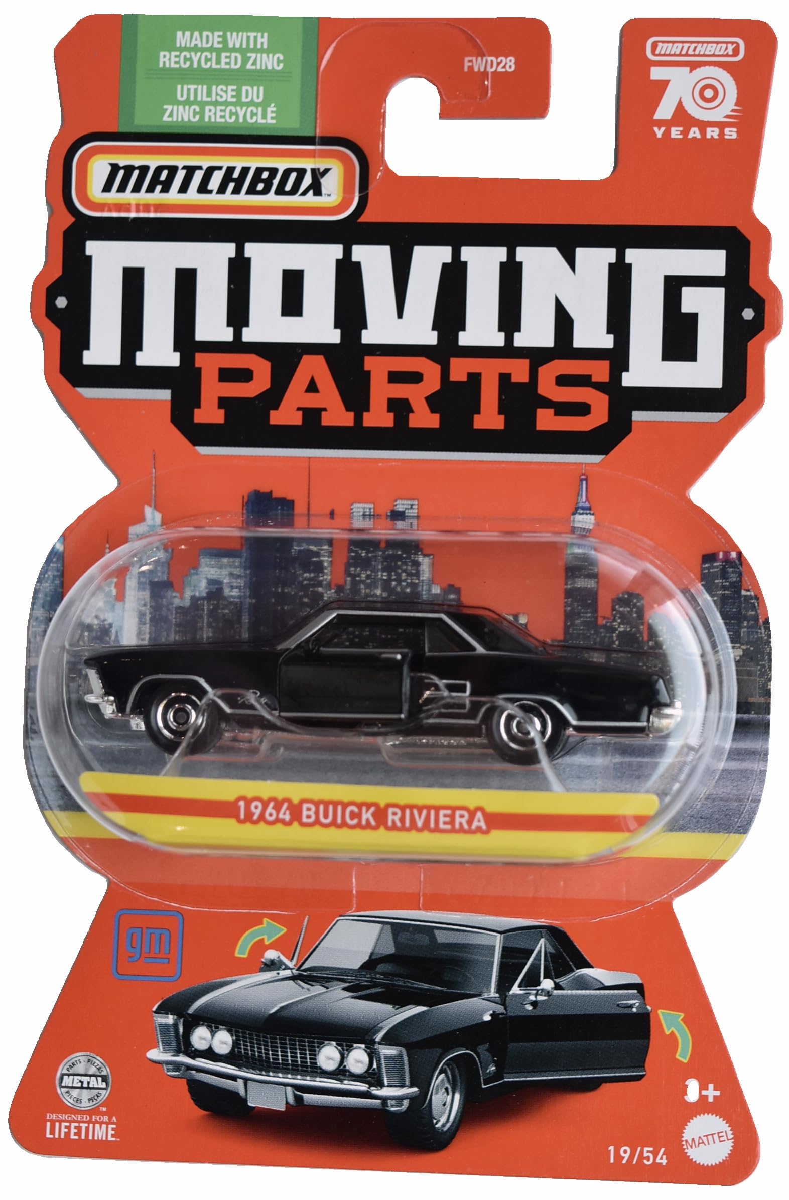 Matchbox 1964 Buick Riviera, Moving Parts 19/54