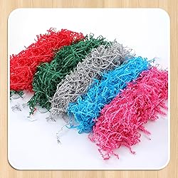 1/2LB Light Gray Crinkle Cut Paper Shred Filler