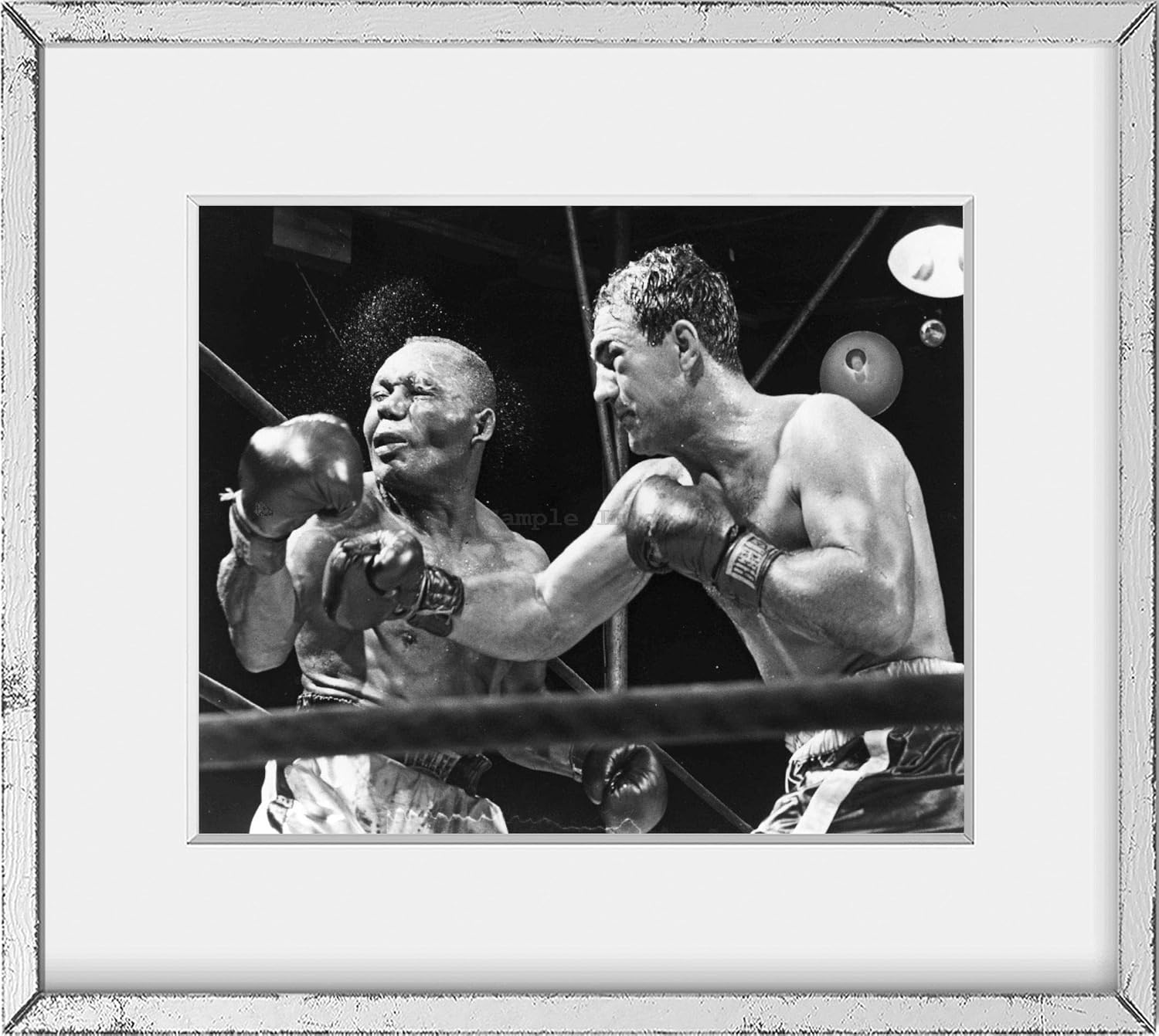 Photographs - INFINITE PHOTOGRAPHS Photo: Rocky Marciano KO's Jersey Joe Walcott,Boxers,Knock Outs,Sports,Athletes,1952