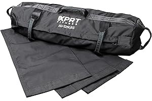 XPRT Fitness Workout Sandbag for Heavy Duty Workout Cross Training 7 Multi-positional Handles - Color Army Green/Black/Camo