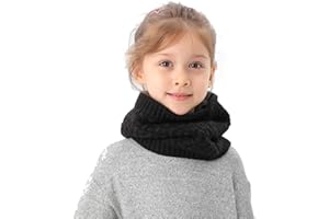 EPEIUS Kids Winter Scarf,Polar Fleece Neck Warmer for Boys & Girls,Soft Thermal Infinity Scarf for Cold Weather Outdoor