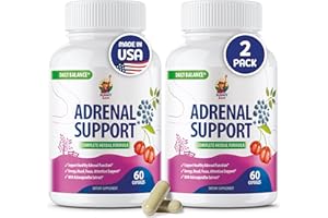 SUNNY SAM Adrenal Cortex Support Supplements for Cortisol Management - Supports Cortisol, Energy Levels, and Tension Regulation