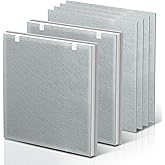 Elnuliros Vital 100 Replacement Filter Compatible with LEVOIT Vital 100 Air Purifi-er, 3-in-1 True HEPA Filter and Activated Carbon Filter with 4 pcs Extra Pre-Filters, Replace Part # Vital 100-RF