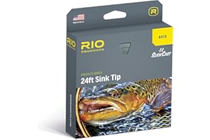 RIO Products Avid Series 24FT Sinking Tip, Freshwater Trout Slow Sinking Fly Line, Easy Casting, Slick Coating