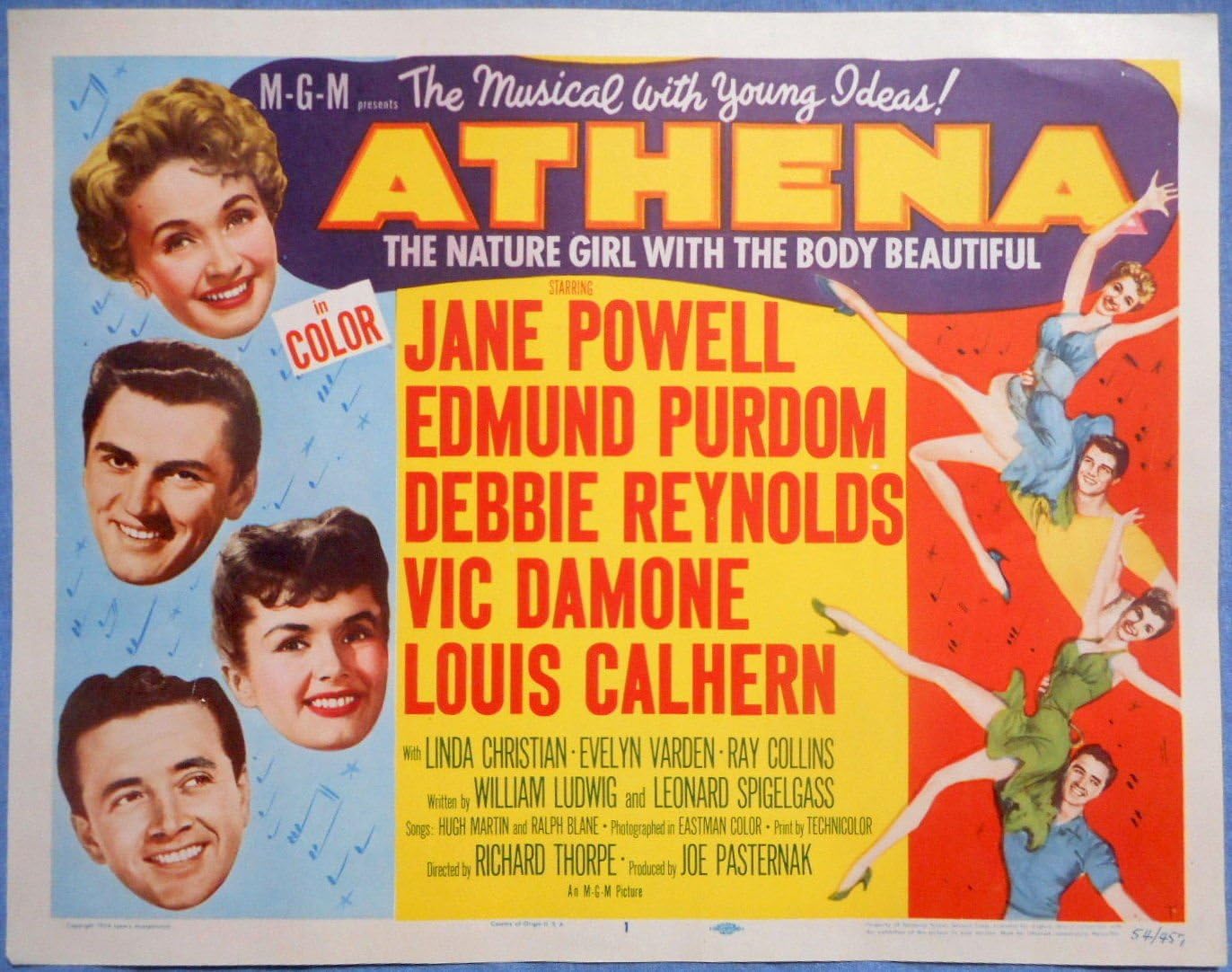 ATHENAJane Powell MGM Musical Title CardSteve Reeves in