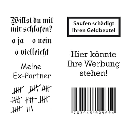 fundoleo 10 Spaß-Tattoos für Erwachsene (Temporäres Tattoo, 2 x 5 Motive)