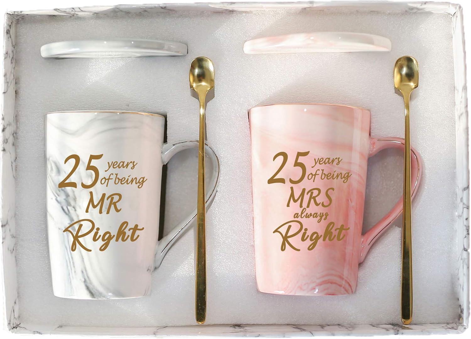 25th Wedding Anniversary Coffee Mugs 25th
