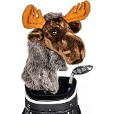 Daphne's Headcovers Moose Driver Headcover | Premium Driver Headcovers | Funny Golf Club Covers | Stylish Protection for Your Clubs | Men's Golf Gear | Driver Headcover for Men and Women